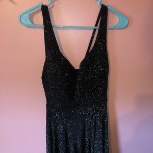 Mid thigh length homecoming style dress!